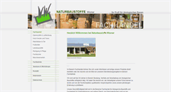 Desktop Screenshot of naturbaustoffe-wismar.de